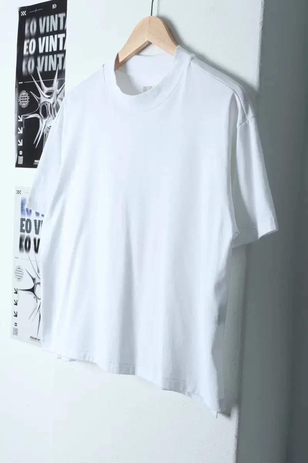 W(XL) 브랜드빈티지 반팔 티셔츠 유니클로 띠어리 무지-137B5 상품이미지1