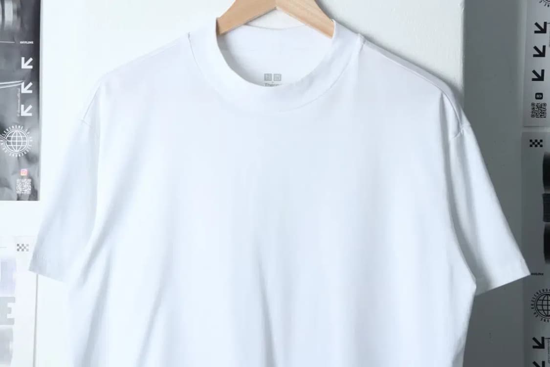 W(XL) 브랜드빈티지 반팔 티셔츠 유니클로 띠어리 무지-137B5 상품이미지3