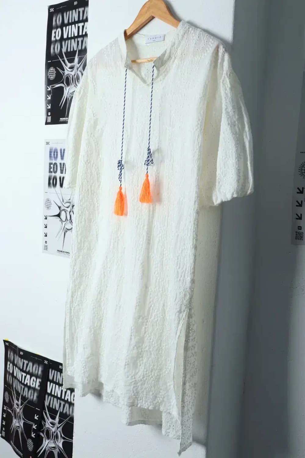 W(F) 브랜드빈티지 반팔 티셔츠 산드로 여름 원피스-137BF 상품이미지1