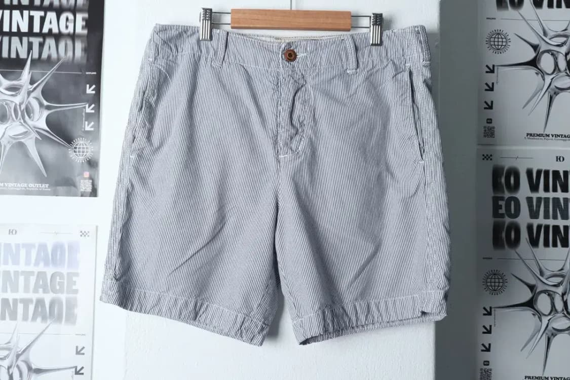 (L-XL) 홀리스터 반바지 팬츠 스트라이프 면-1B9F 상품이미지2