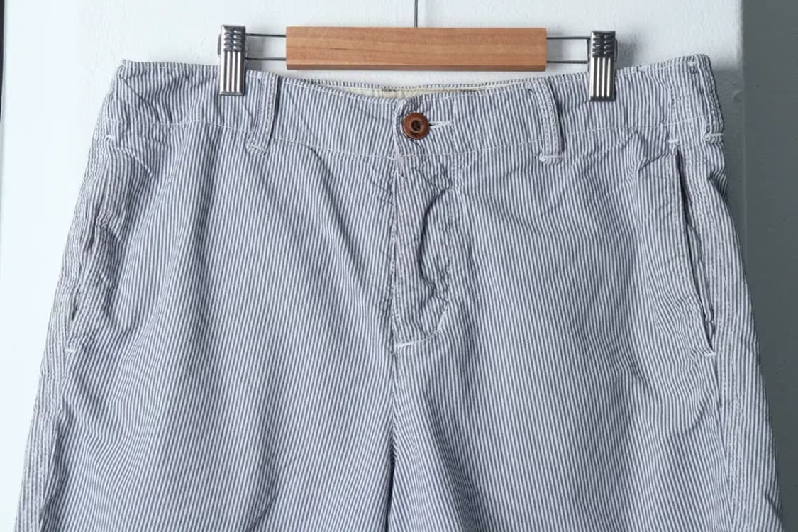 (L-XL) 홀리스터 반바지 팬츠 스트라이프 면-1B9F 상품이미지3