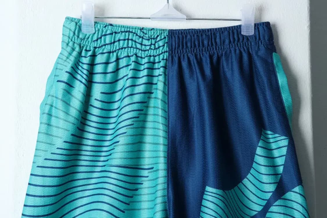 (XL-2XL) 나이키 반바지 팬츠 밴딩 블루 올드스쿨-1BA5 상품이미지3