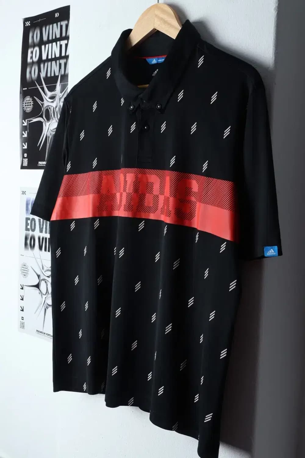 W(2XL) 아디다스 반팔 카라 티셔츠 빅사이즈 기능성 빅로고-13953 상품이미지1