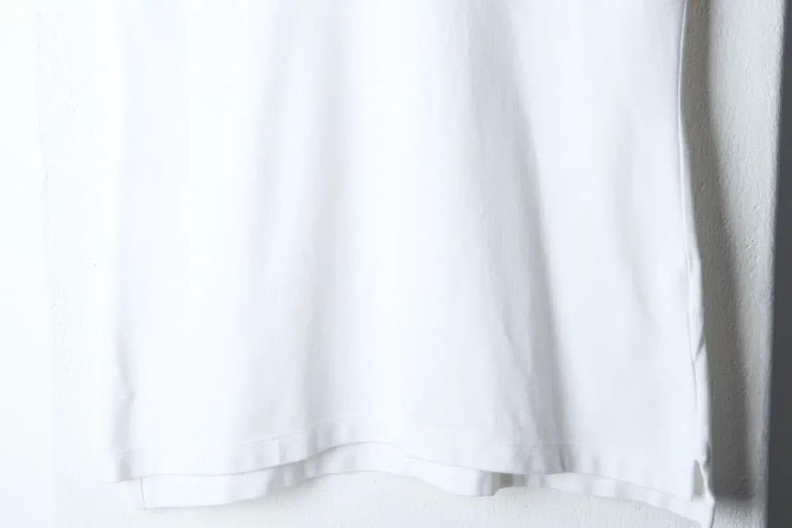 W(2XS-S) 타미힐피거 반팔 카라 티셔츠 부분오염 화이트-13962 상품이미지4