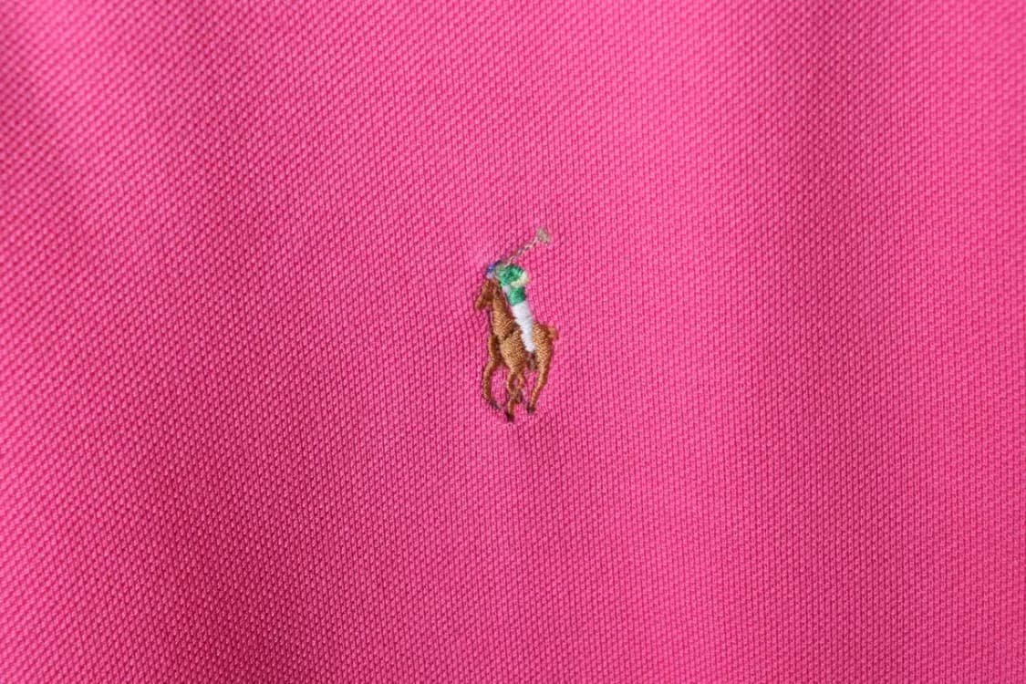 (L) 폴로 랄프로렌 반팔 카라 티셔츠 핑크 멀티포니-13908 상품이미지5