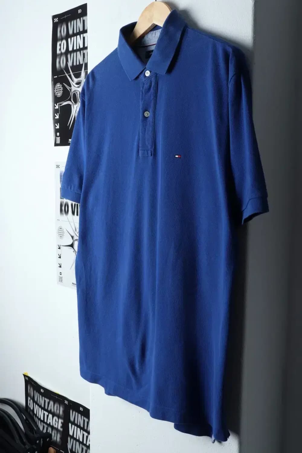 (L-2XL) 타미힐피거 반팔 카라 티셔츠 빅사이즈-1390D 상품이미지1