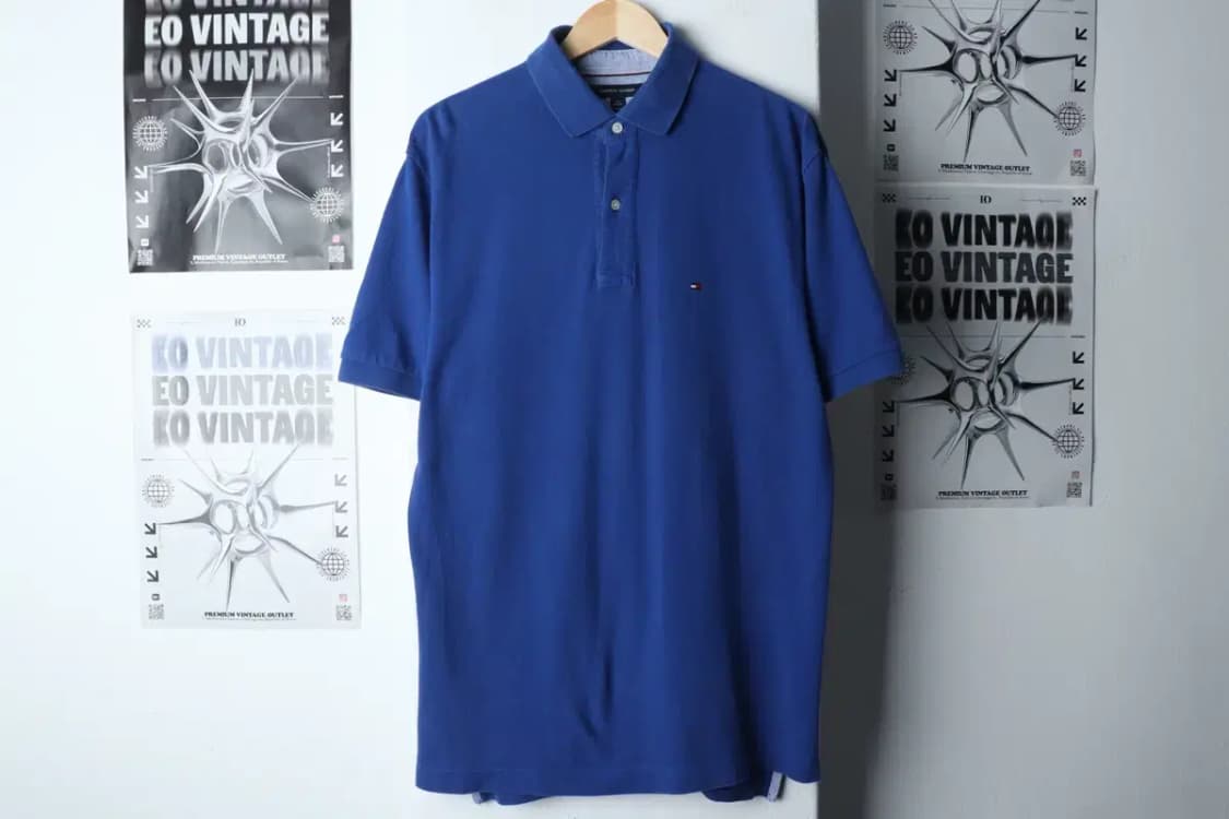 (L-2XL) 타미힐피거 반팔 카라 티셔츠 빅사이즈-1390D 상품이미지2