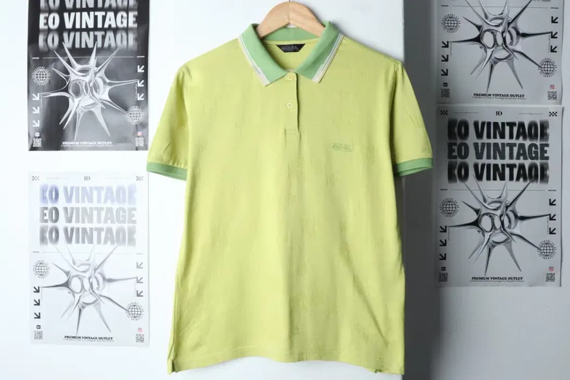 W(XL) 본더치 반팔 카라 티셔츠 플라워-13919 상품이미지2