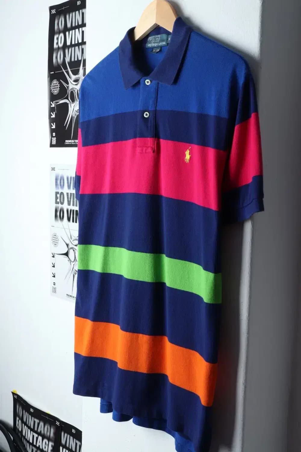 (M-XL) 폴로 랄프로렌 반팔 카라 티셔츠 스트라이프 포니-13927 상품이미지1