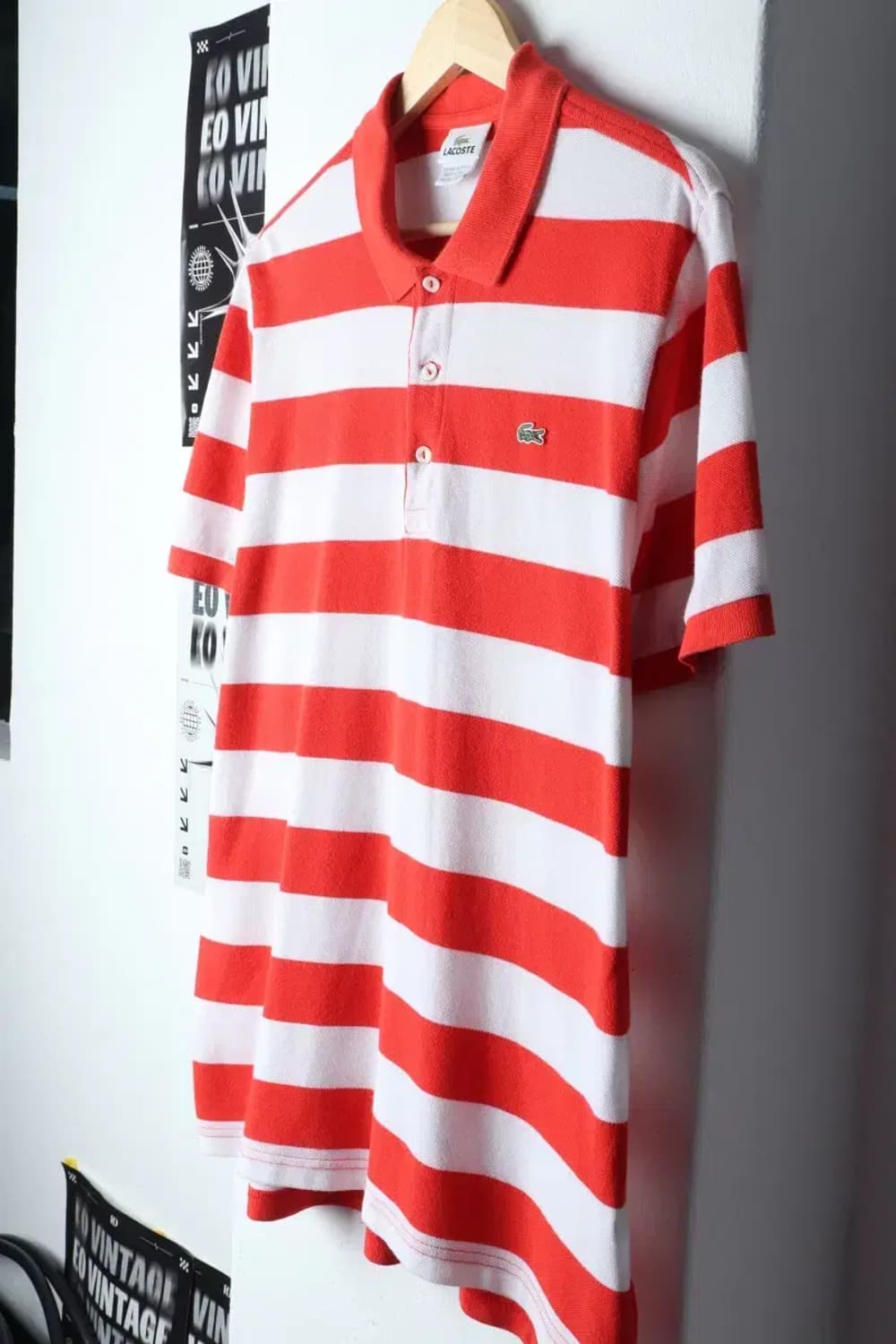 (2XL) 라코스테 반팔 카라 티셔츠 빅사이즈 스트라이프-1392B 상품이미지1