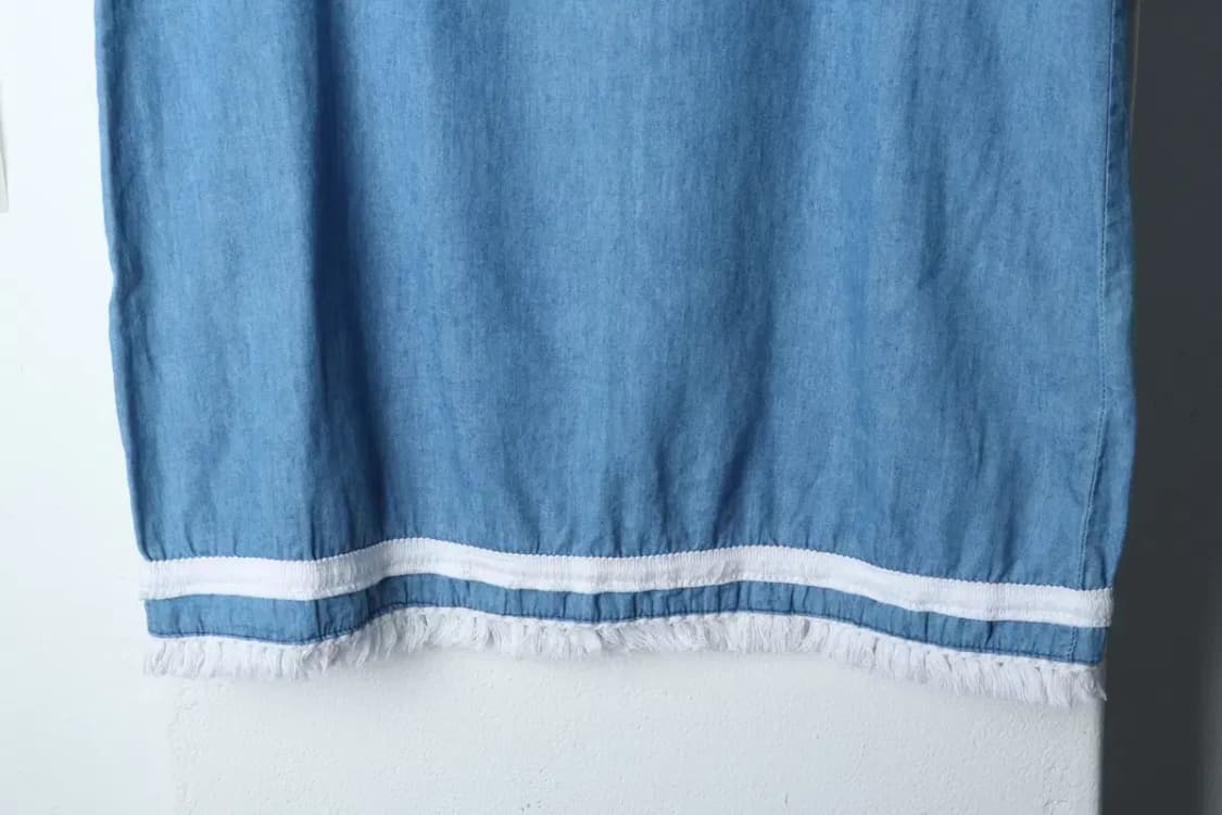 W(S) 브랜드빈티지 반팔 티셔츠 온앤온 연블루 원피스-13A29 상품이미지4