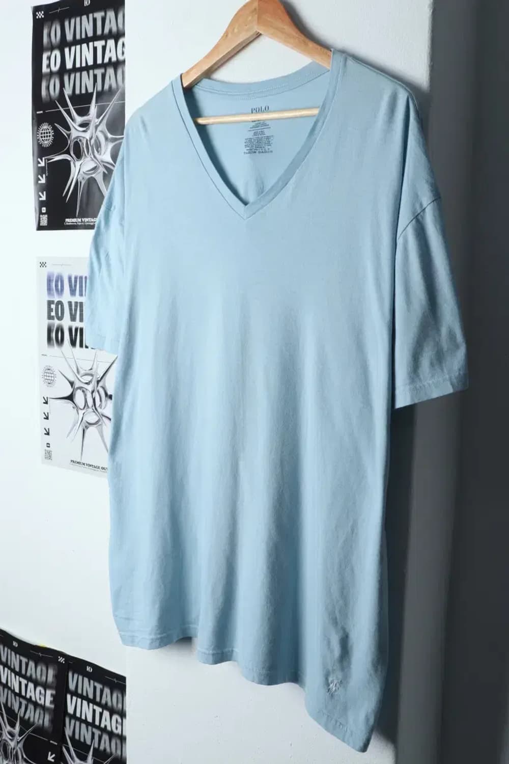 (2XL-3XL) 폴로 랄프로렌 반팔 티셔츠 빅사이즈 브이넥-13A2F 상품이미지1