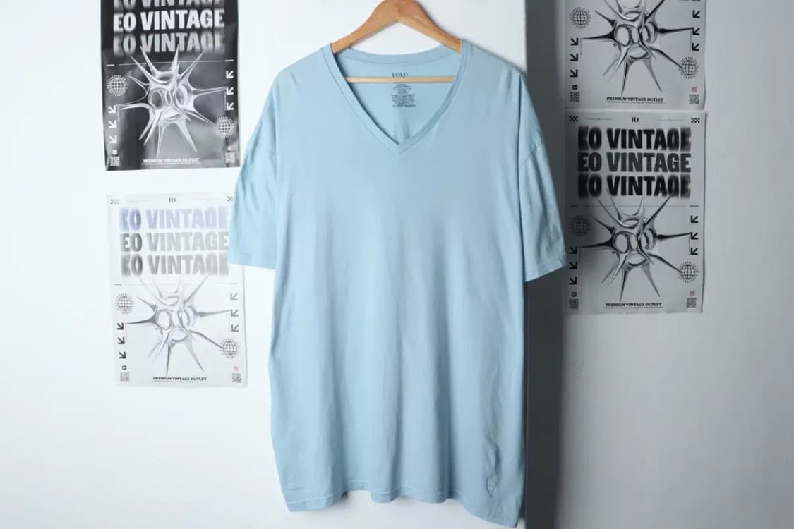 (2XL-3XL) 폴로 랄프로렌 반팔 티셔츠 빅사이즈 브이넥-13A2F 상품이미지2