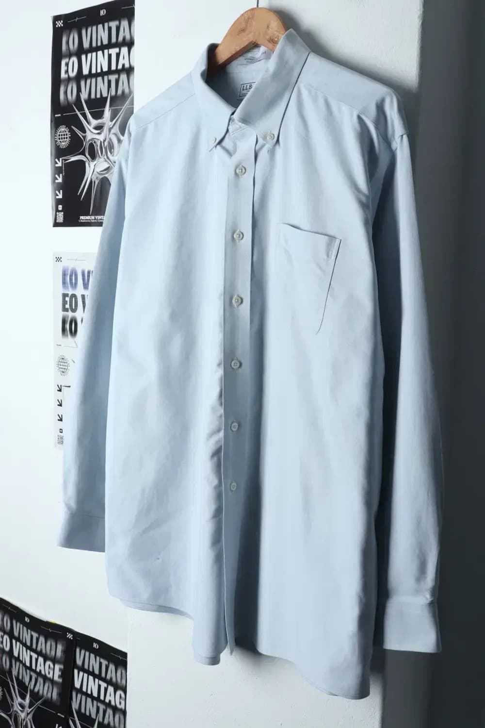 (2XL) 브랜드빈티지 셔츠 남방 엘엘빈 데미지 빅사이즈-13A38 상품이미지1