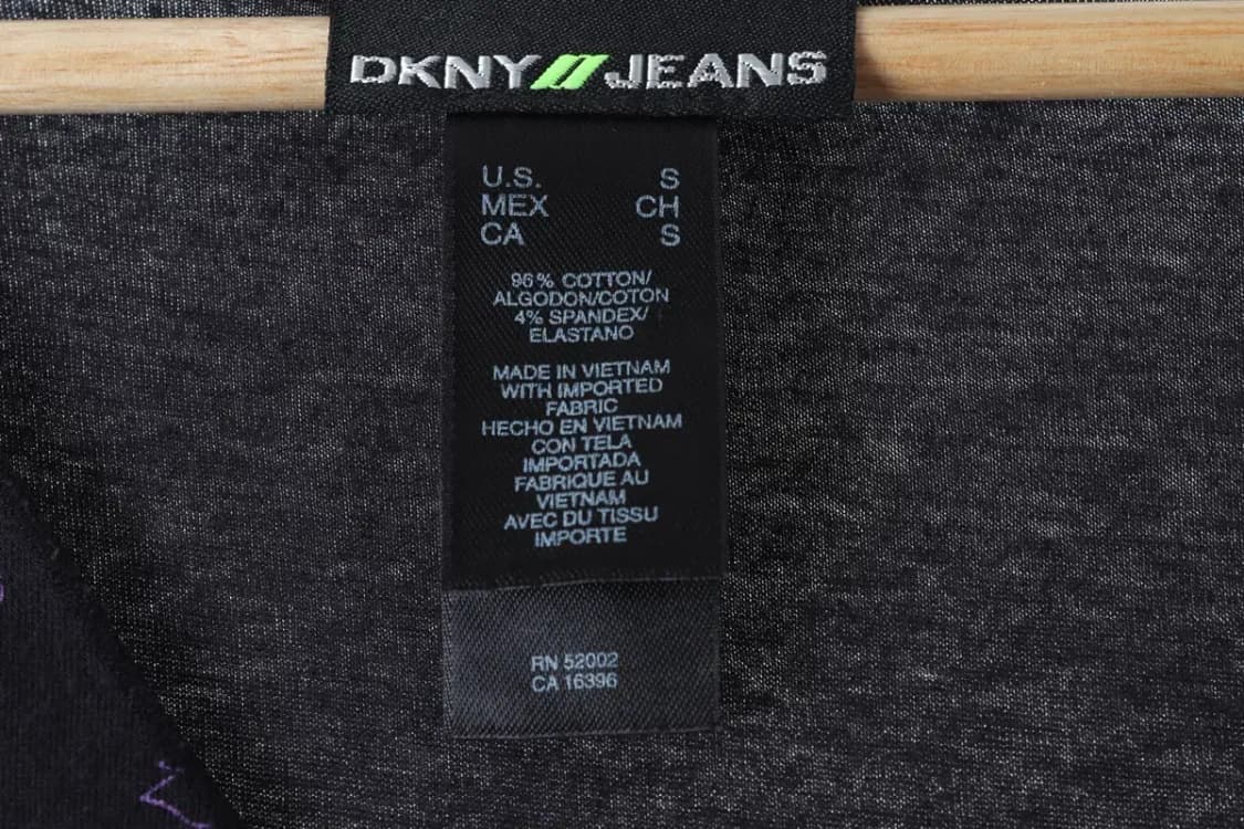 W(S-M) DKNY 디케이앤와이 도나카란 반팔 티셔츠 락-13A95 상품이미지4