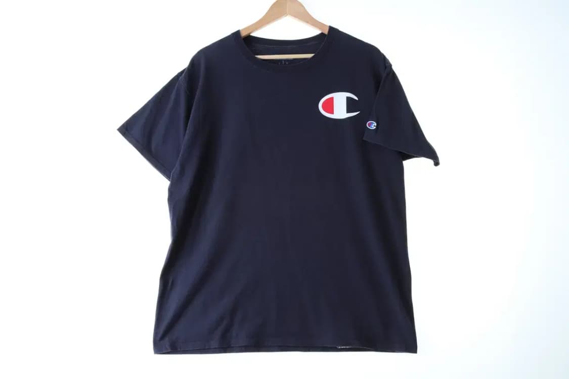 (L-XL) 챔피온 반팔 티셔츠 빅로고 한정판-13B02 상품이미지3