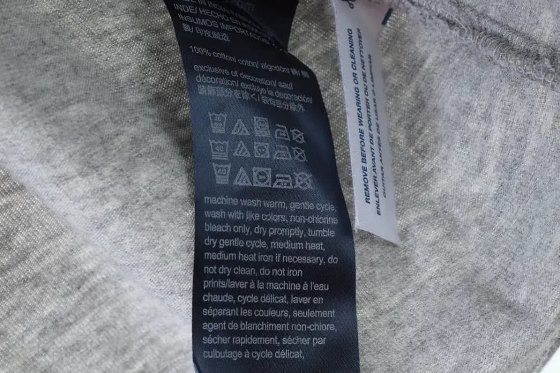 (L-XL) 타미힐피거 반팔 티셔츠 그레이 무지-13B03 상품이미지6