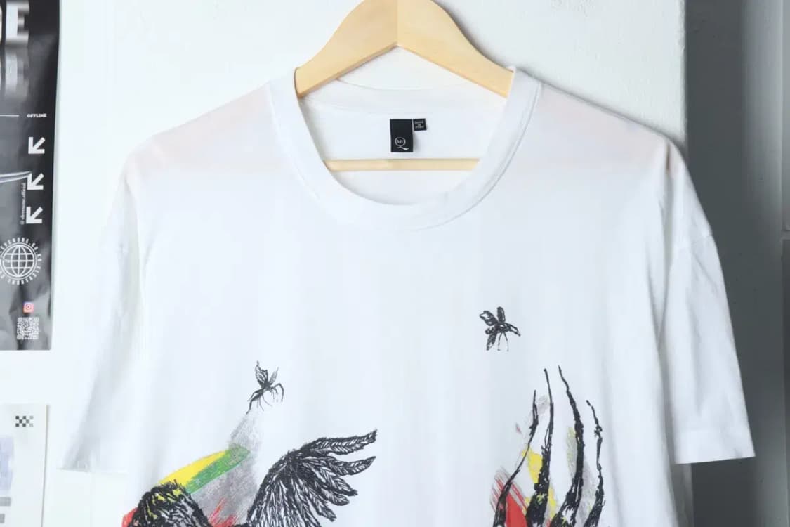 (L-XL) 브랜드빈티지 반팔 티셔츠 알렉산더 맥퀸 한정판-13B68 상품이미지3