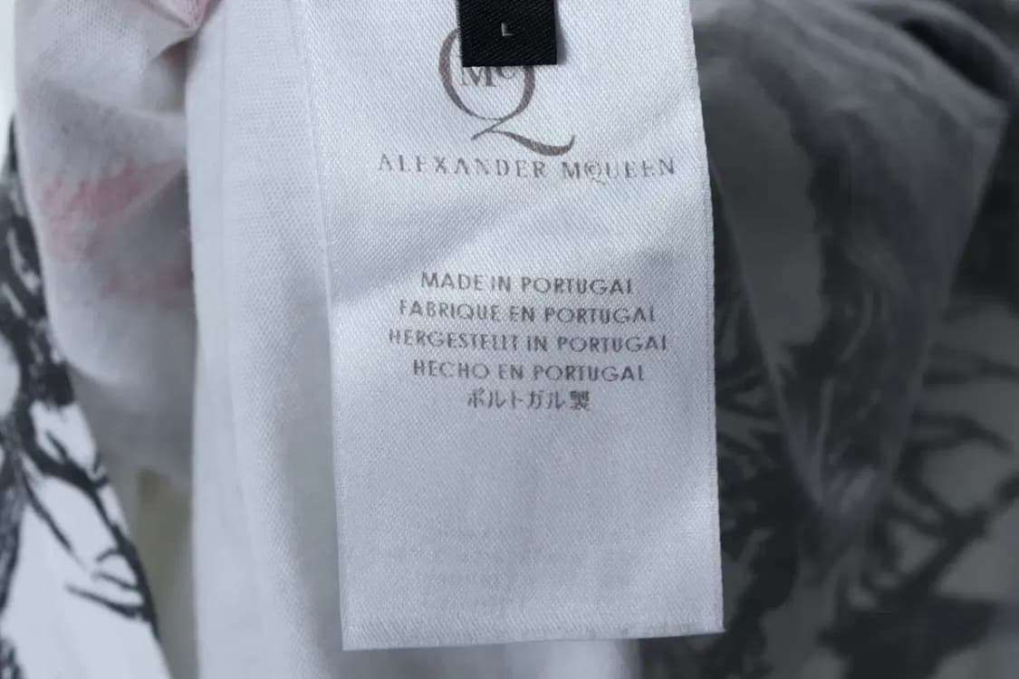 (L-XL) 브랜드빈티지 반팔 티셔츠 알렉산더 맥퀸 한정판-13B68 상품이미지6