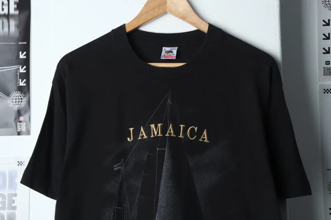 (L-2XL) 브랜드빈티지 반팔 티셔츠 락티 빅사이즈-13B74 상품이미지3