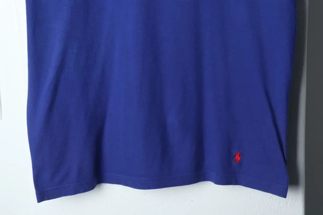 (M-XL) 폴로 랄프로렌 반팔 티셔츠 브이넥 레드포니-13B75 상품이미지4