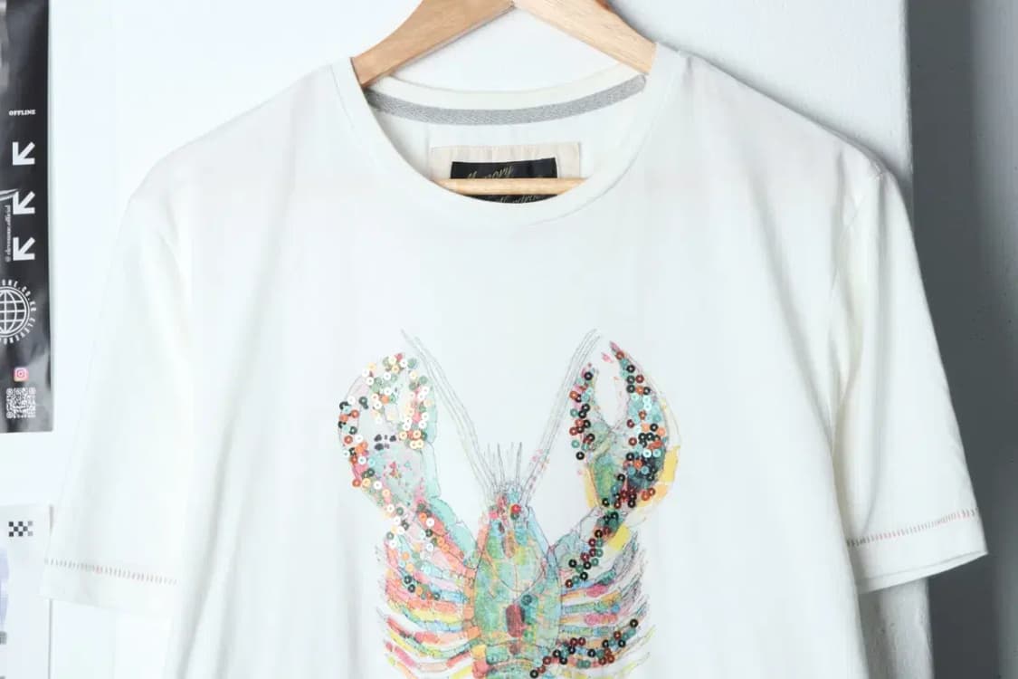 W(2XL) 커스텀멜로우 반팔 티셔츠 빅사이즈 비즈 한정판-13B8A 상품이미지3