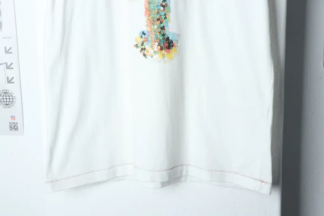 W(2XL) 커스텀멜로우 반팔 티셔츠 빅사이즈 비즈 한정판-13B8A 상품이미지4