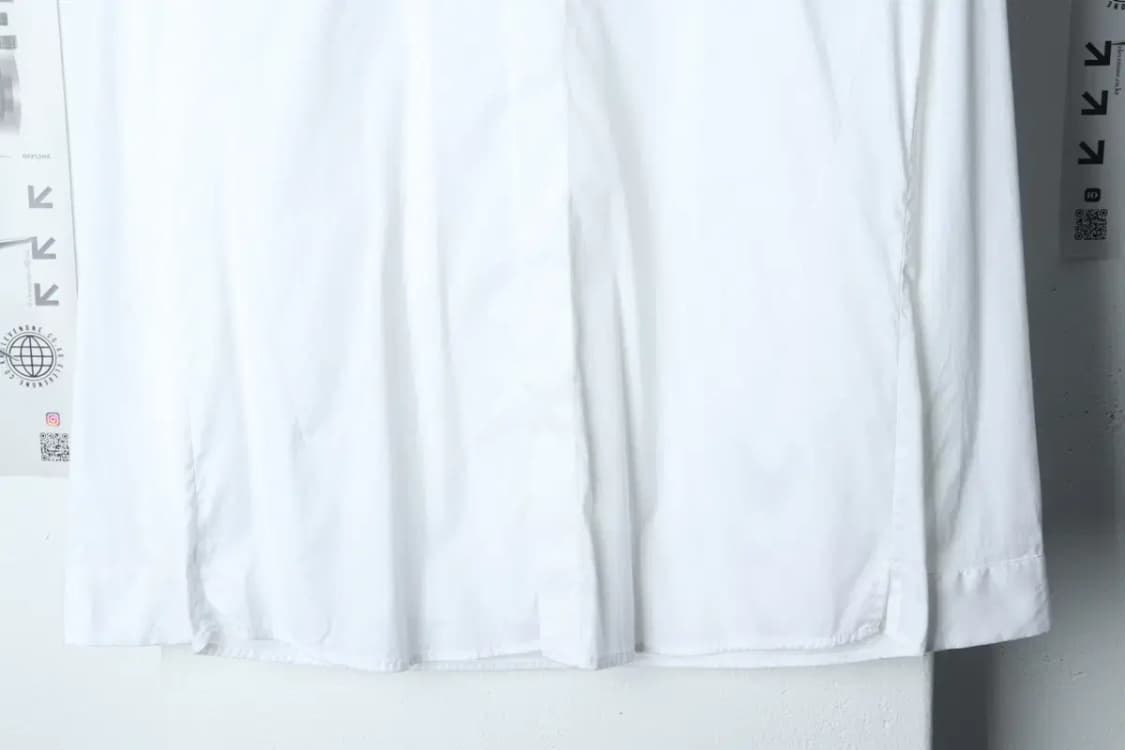 W(XL) 시스템 셔츠 남방 한섬 화이트 무지-13B99 상품이미지4