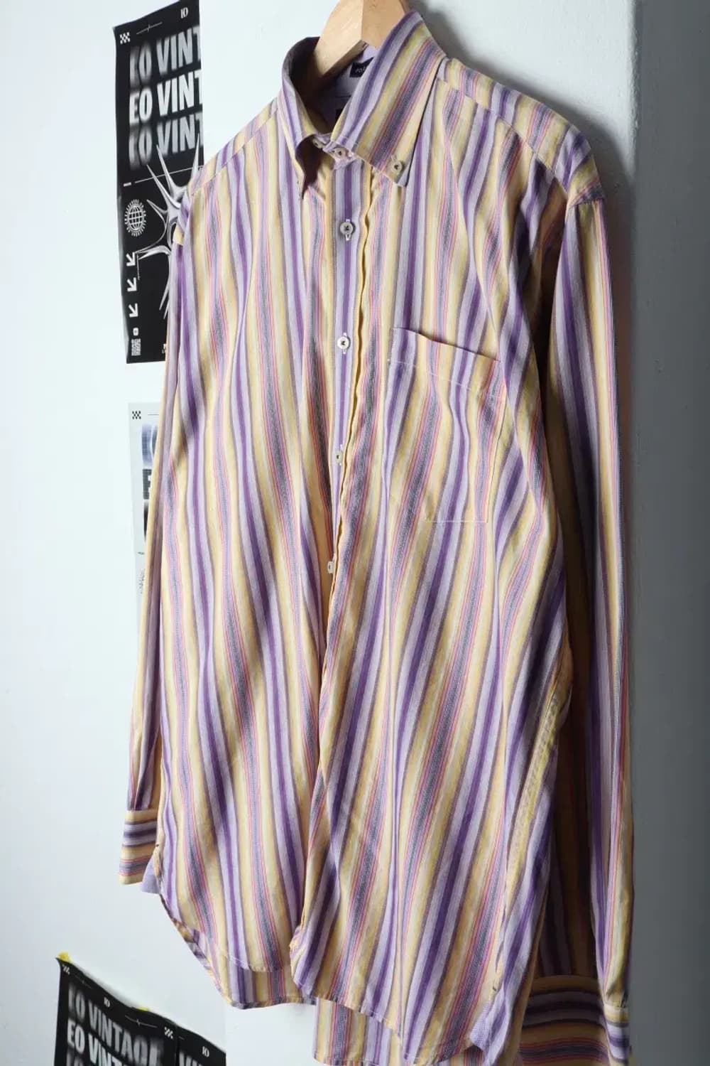 (M-L) 타미힐피거 셔츠 남방 고급원단 올드스쿨-13BAA 상품이미지1