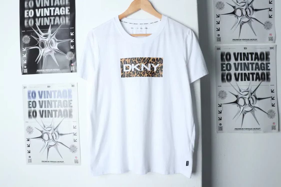 W(M) DKNY 디케이앤와이 도나카란 반팔 티셔츠 화이트-13BEB 상품이미지2