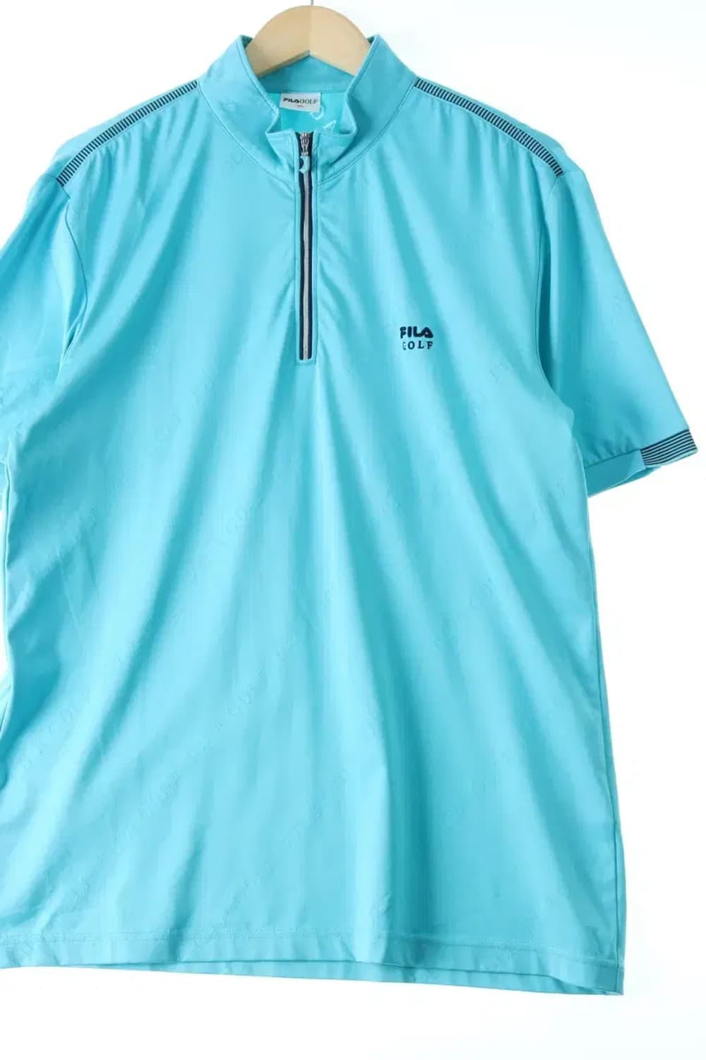 (L-XL) 휠라 반팔 카라 티셔츠 기능성 운동 박시-13C4D 상품이미지1
