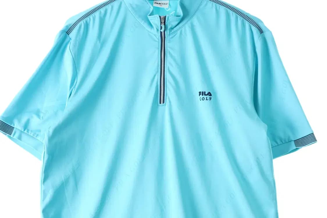 (L-XL) 휠라 반팔 카라 티셔츠 기능성 운동 박시-13C4D 상품이미지2