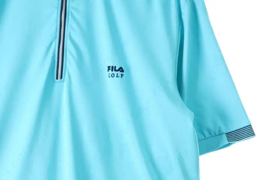 (L-XL) 휠라 반팔 카라 티셔츠 기능성 운동 박시-13C4D 상품이미지4