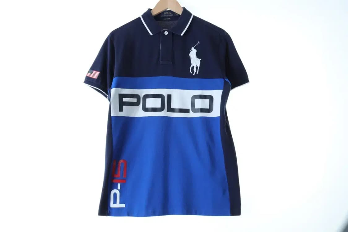 (M-XL) 폴로 랄프로렌 반팔 카라 티셔츠 럭비 레이싱-13C11 상품이미지2