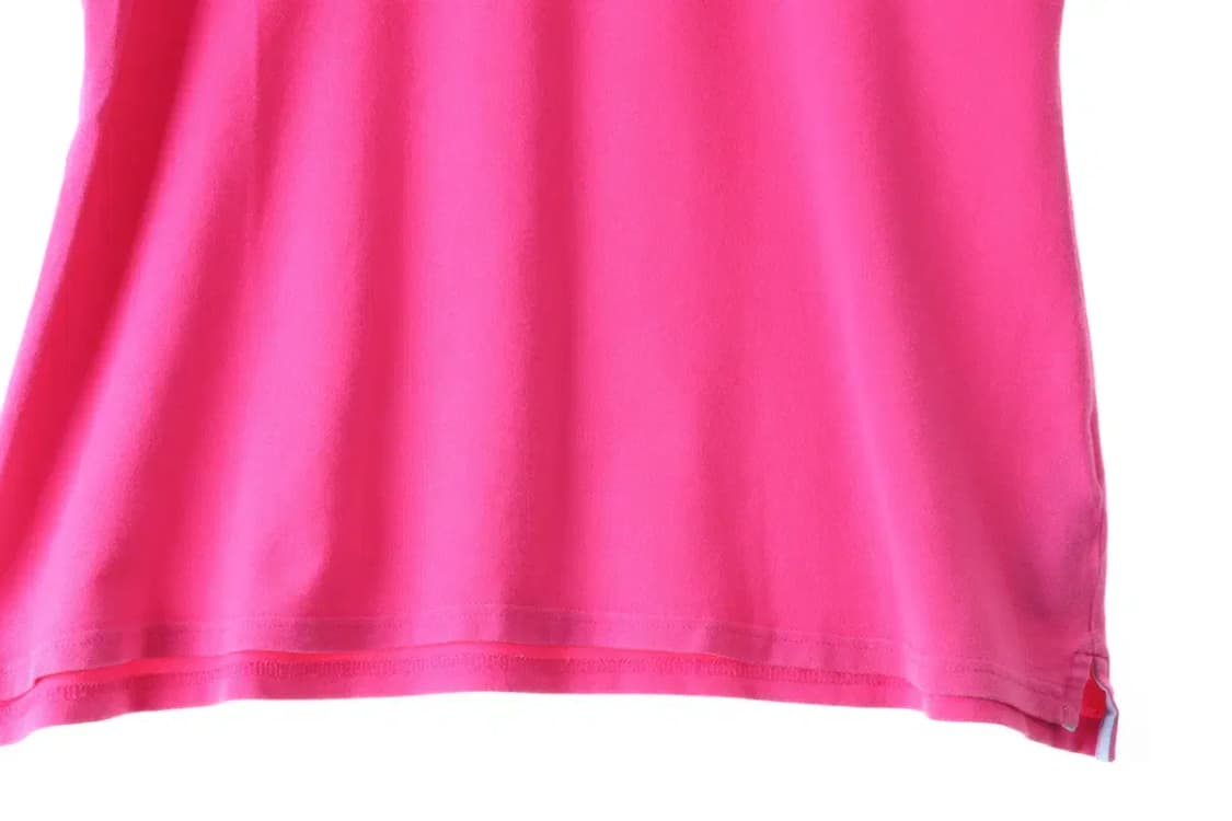 W(XL) 타미힐피거 반팔 카라 티셔츠 핑크 올드스쿨-13C16 상품이미지3