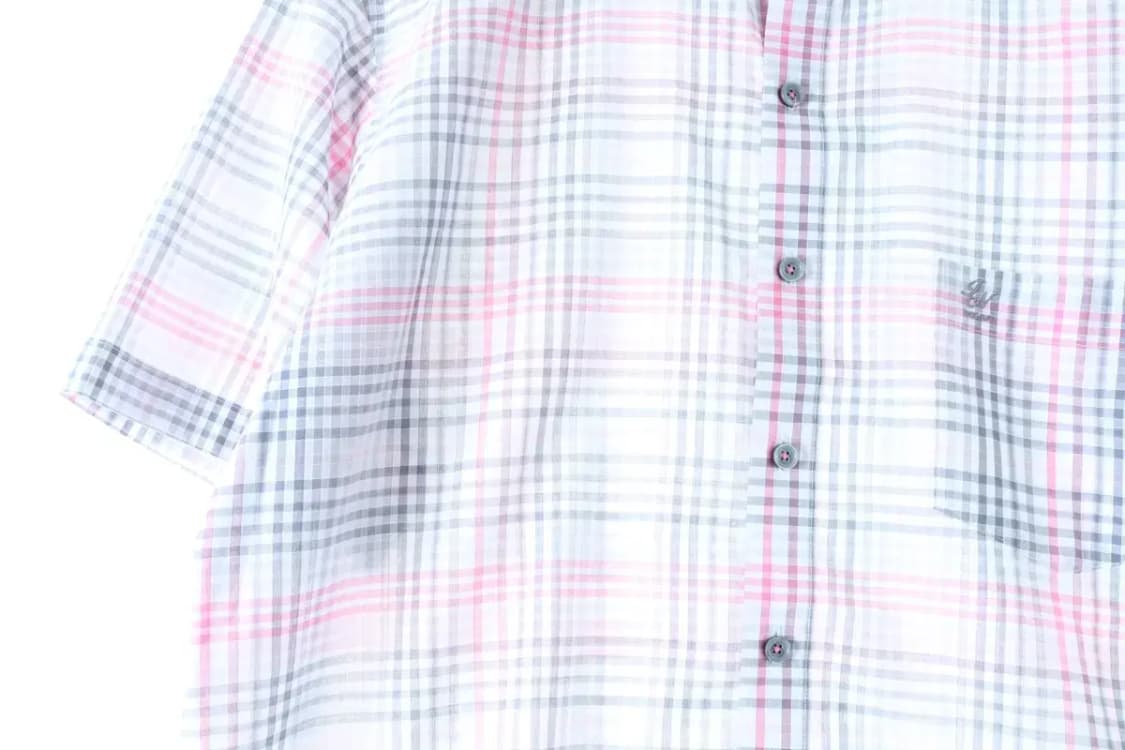 (XL) 인디안 반팔셔츠 남방 얇은소재 체크-13D73 상품이미지6