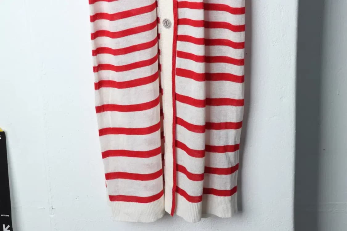 W(S) 칼라거펠트 드레스 원피스 스트라이프 니트 가디건-13DBF 상품이미지4