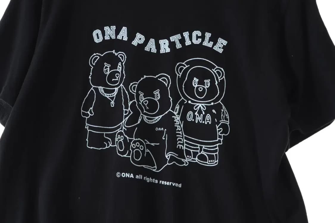 (F) 브랜드빈티지 반팔 티셔츠 블랙 곰돌이 락티-13C80 상품이미지4