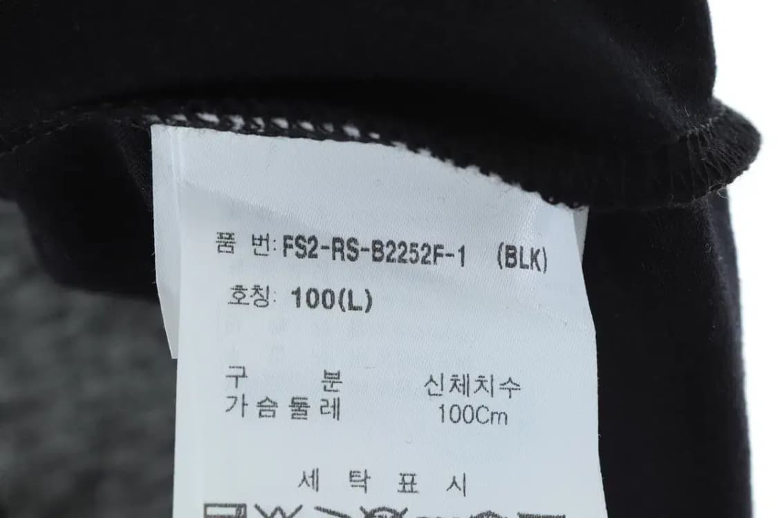 W(L) 휠라 반팔 티셔츠 블랙 기능성 운동-13C84 상품이미지6