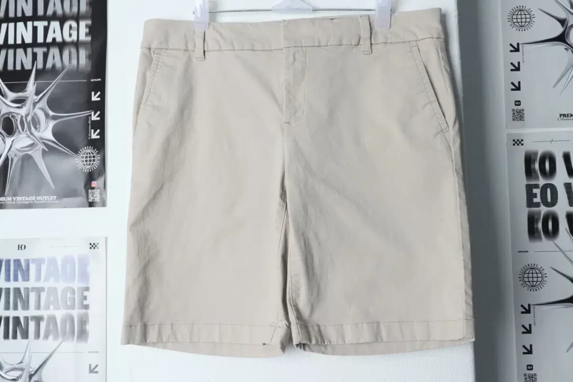 W(2XL-3XL) 타미힐피거 반바지 팬츠 빅사이즈 베이지 면-1C20 상품이미지2