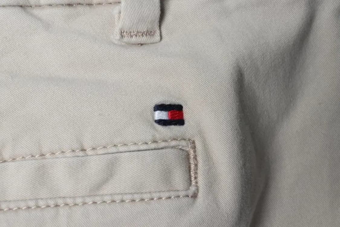 W(2XL-3XL) 타미힐피거 반바지 팬츠 빅사이즈 베이지 면-1C20 상품이미지4