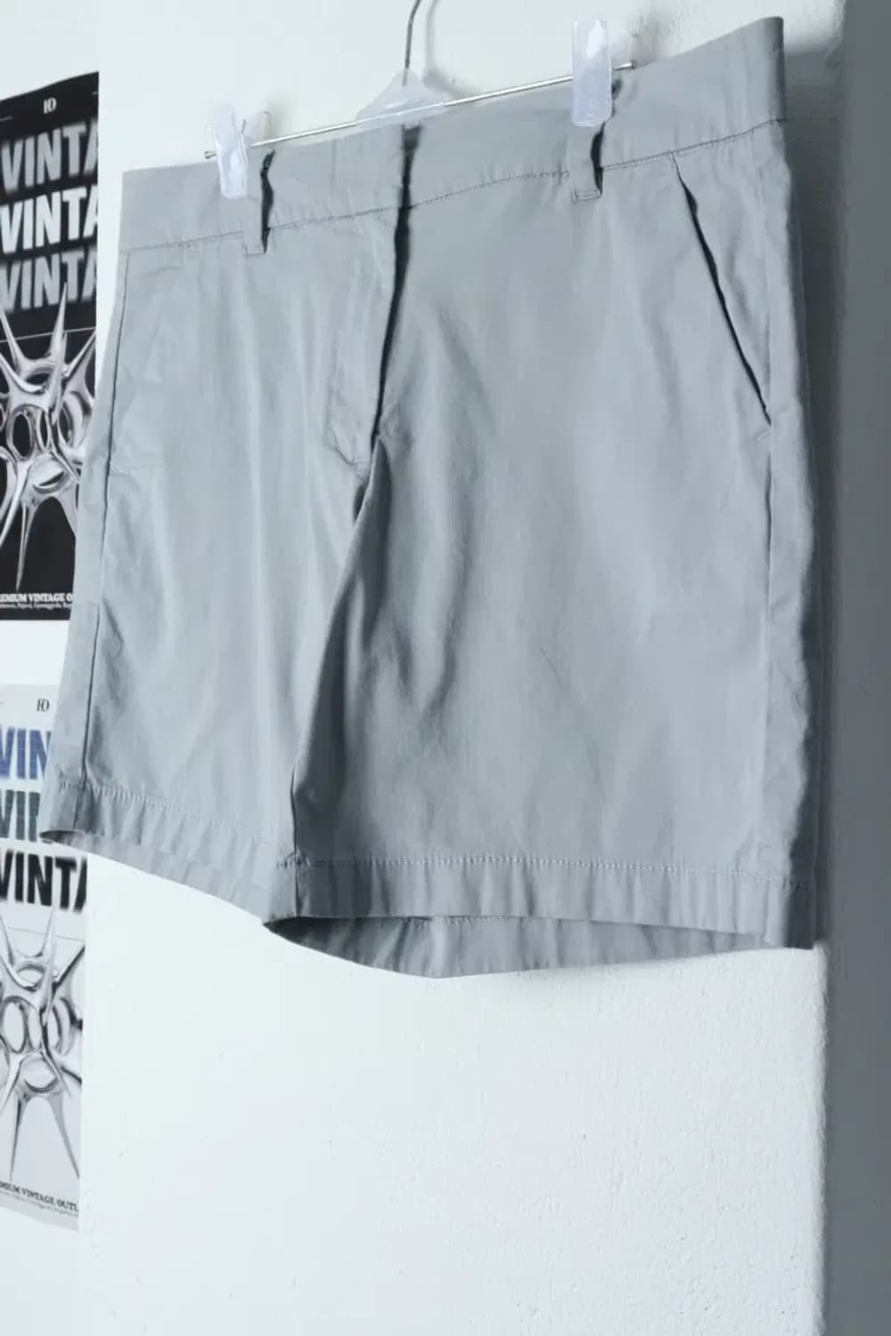 W(2XL-3XL) 타미힐피거 반바지 팬츠 빅사이즈 그레이 면-1C22 상품이미지1