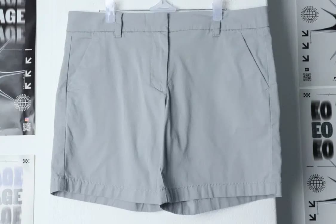 W(2XL-3XL) 타미힐피거 반바지 팬츠 빅사이즈 그레이 면-1C22 상품이미지2