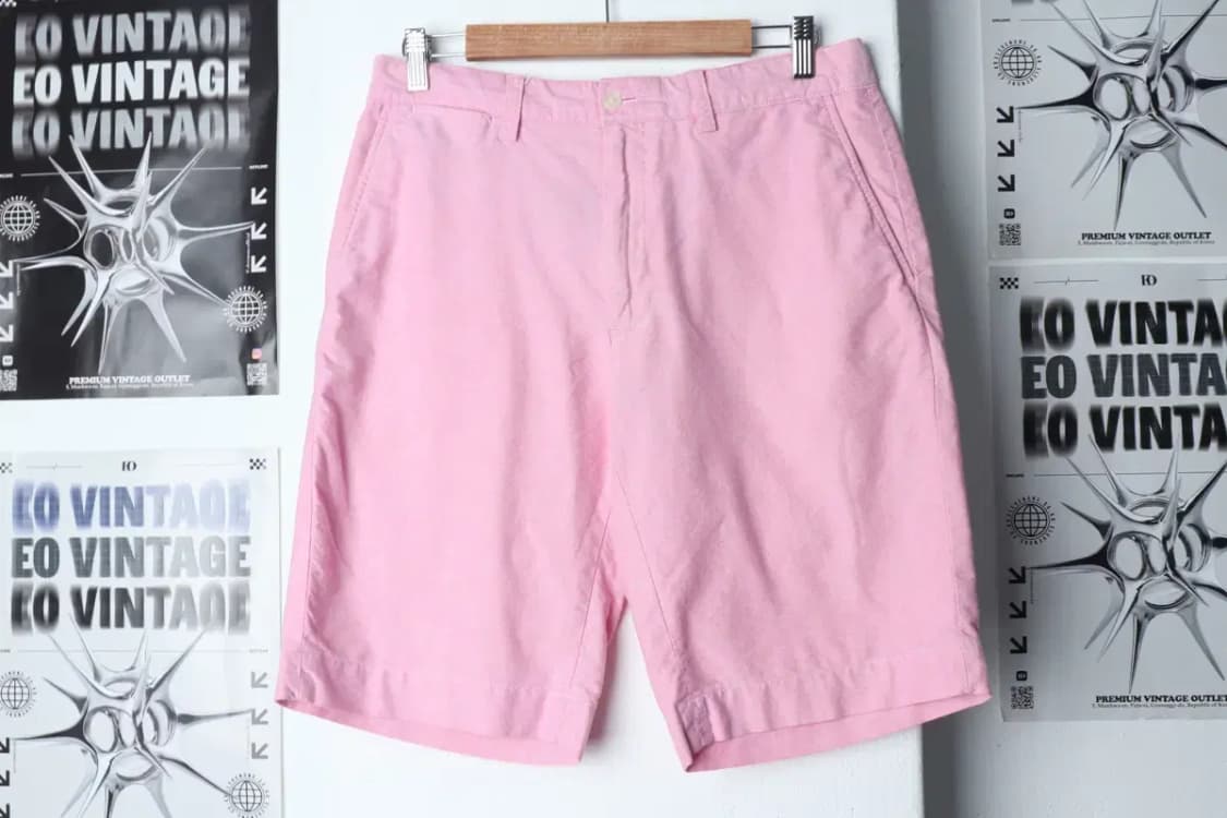 (M-L) 폴로 랄프로렌 반바지 팬츠 핑크 면-1C2C 상품이미지2