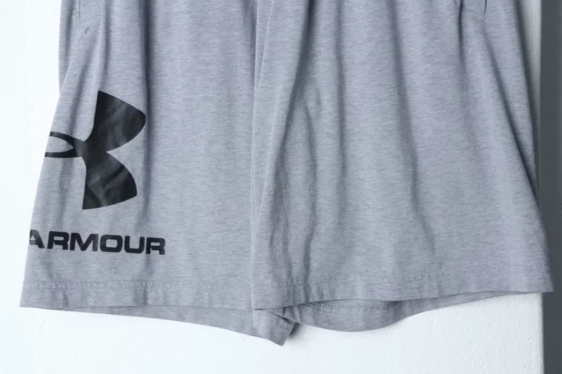 (L-XL) 언더아머 반바지 팬츠 그레이 밴딩-1C3D 상품이미지4