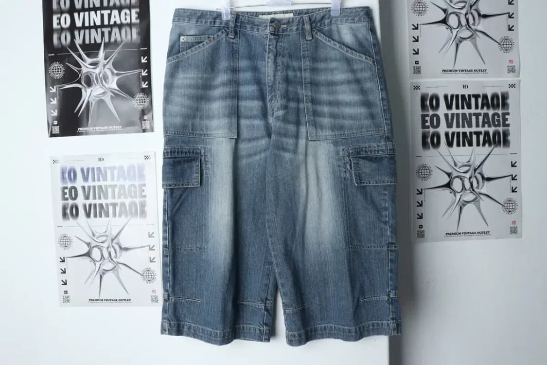 (XL-2XL) 브랜드빈티지 반바지 팬츠 수비 빅사이즈 데님-1C7B 상품이미지2