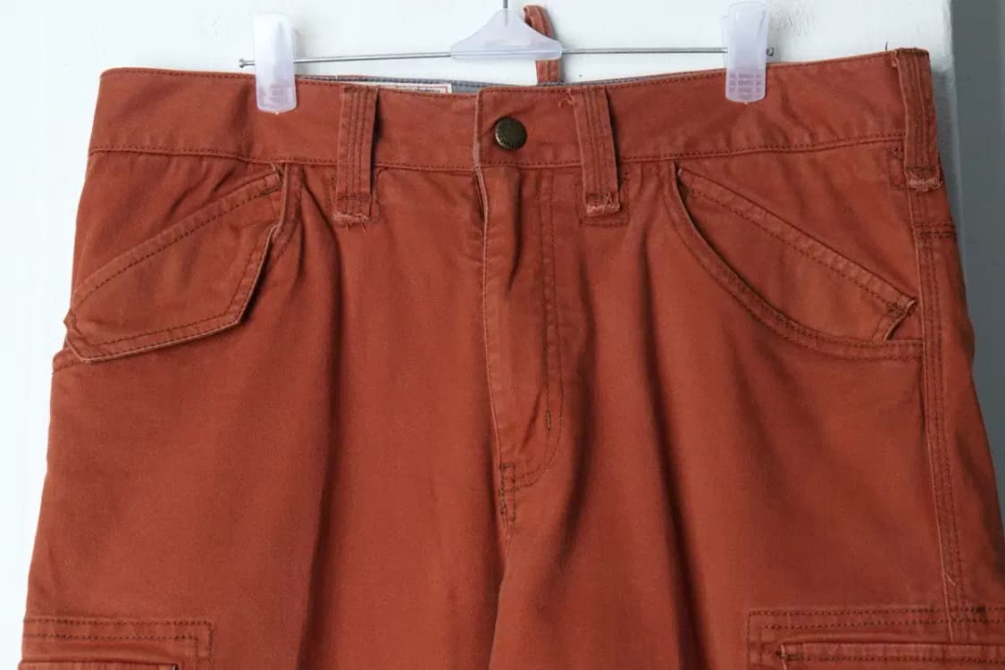 (M) 브랜드빈티지 반바지 팬츠 블랙넘버 브라운 카고-1C87 상품이미지3
