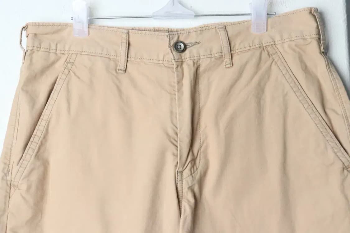 (M-L) 리바이스 반바지 팬츠 베이지 면 치노-1C91 상품이미지3