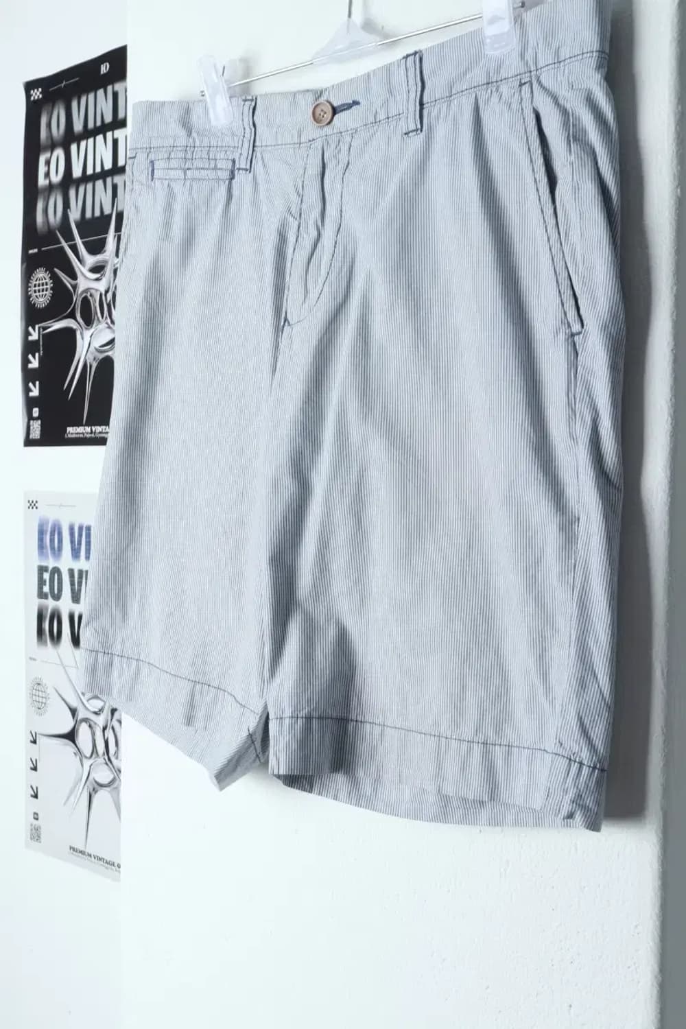 (S-L) 타미힐피거 반바지 팬츠 작은오염 스트라이프 면-1C93 상품이미지1