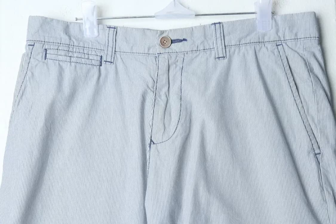 (S-L) 타미힐피거 반바지 팬츠 작은오염 스트라이프 면-1C93 상품이미지3